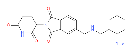 5-((((2-aminocyclohexyl)methyl)amino)methyl)-2-(2,6-dioxopiperidin-3-yl)isoindoline-1,3-dione