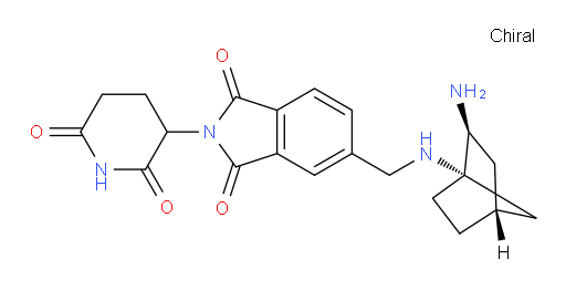 5-((((1S,2S,4R)-2-aminobicyclo[2.2.1]heptan-1-yl)amino)methyl)-2-(2,6-dioxopiperidin-3-yl)isoindoline-1,3-dione