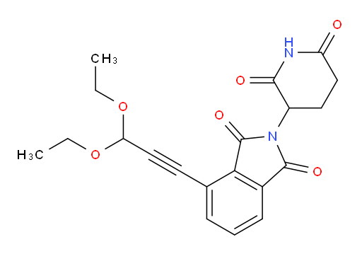 4-(3,3-diethoxyprop-1-yn-1-yl)-2-(2,6-dioxopiperidin-3-yl)isoindoline-1,3-dione