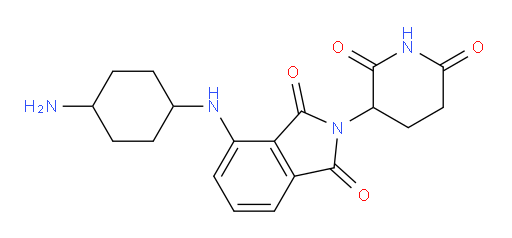 4-((4-aminocyclohexyl)amino)-2-(2,6-dioxopiperidin-3-yl)isoindoline-1,3-dione