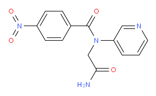 N-(2-amino-2-oxoethyl)-4-nitro-N-(pyridin-3-yl)benzamide
