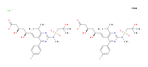 calcium (3R,5S,E)-7-(4-(4-fluorophenyl)-2-(2-hydroxy-N,2-dimethylpropylsulfonamido)-6-isopropylpyrimidin-5-yl)-3,5-dihydroxyhept-6-enoate