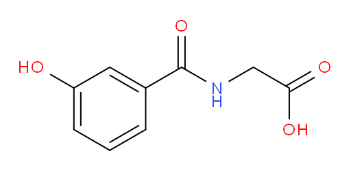 2-(3-hydroxybenzamido)acetic acid