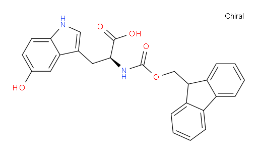 (2S)-2-({[(9H-fluoren-9-yl)methoxy]carbonyl}amino)-3-(5-hydroxy-1H-indol-3-yl)propanoic acid