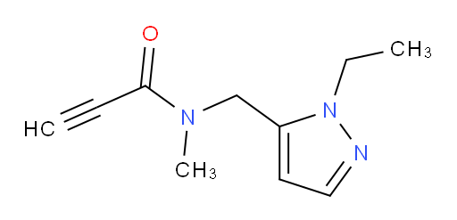 N-[(1-ethyl-1H-pyrazol-5-yl)methyl]-N-methylprop-2-ynamide