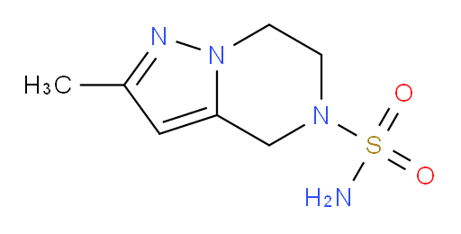 2-methyl-4H,5H,6H,7H-pyrazolo[1,5-a]pyrazine-5-sulfonamide