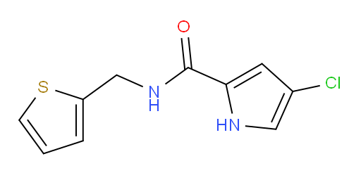 4-chloro-N-[(thiophen-2-yl)methyl]-1H-pyrrole-2-carboxamide