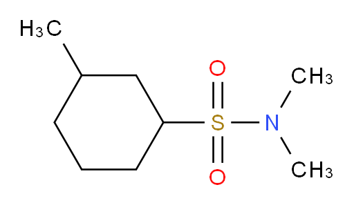 N,N,3-trimethylcyclohexane-1-sulfonamide