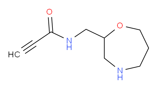 N-[(1,4-oxazepan-2-yl)methyl]prop-2-ynamide
