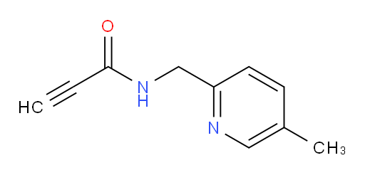 N-[(5-methylpyridin-2-yl)methyl]prop-2-ynamide