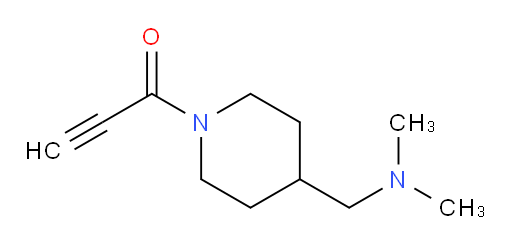 1-{4-[(dimethylamino)methyl]piperidin-1-yl}prop-2-yn-1-one
