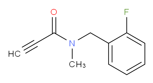 N-[(2-fluorophenyl)methyl]-N-methylprop-2-ynamide