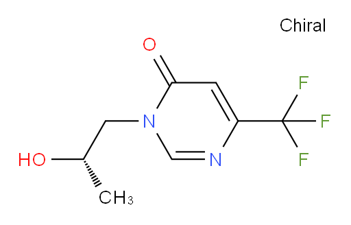 3-[(2S)-2-hydroxypropyl]-6-(trifluoromethyl)-3,4-dihydropyrimidin-4-one