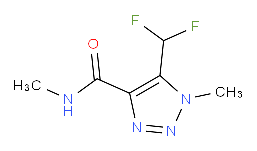 5-(difluoromethyl)-N,1-dimethyl-1H-1,2,3-triazole-4-carboxamide