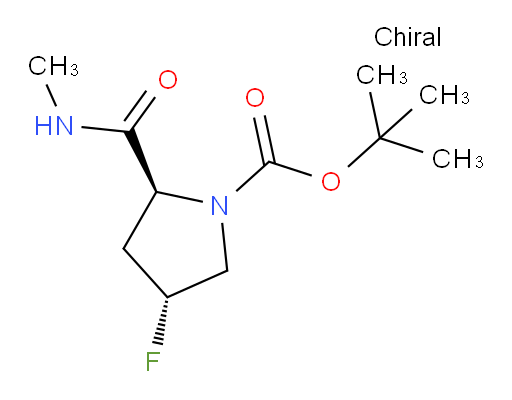 tert-butyl (2S,4R)-4-fluoro-2-(methylcarbamoyl)pyrrolidine-1-carboxylate