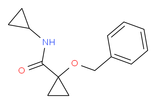 1-(benzyloxy)-N-cyclopropylcyclopropane-1-carboxamide