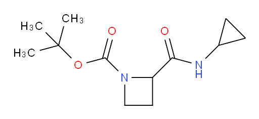 tert-butyl 2-(cyclopropylcarbamoyl)azetidine-1-carboxylate
