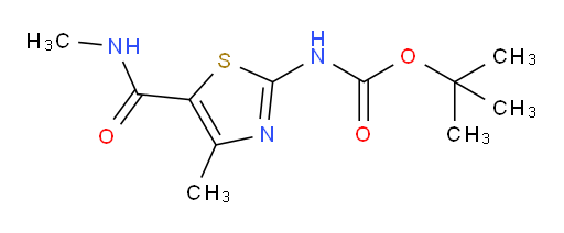 tert-butyl N-[4-methyl-5-(methylcarbamoyl)-1,3-thiazol-2-yl]carbamate