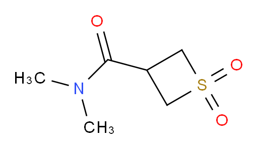N,N-dimethyl-1,1-dioxo-1lambda6-thietane-3-carboxamide