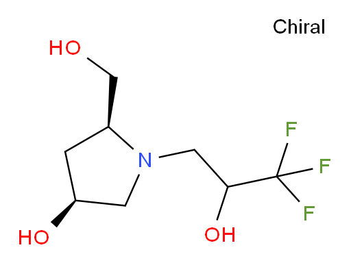 (3S,5S)-5-(hydroxymethyl)-1-(3,3,3-trifluoro-2-hydroxypropyl)pyrrolidin-3-ol
