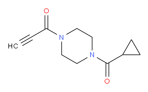 1-(4-cyclopropanecarbonylpiperazin-1-yl)prop-2-yn-1-one