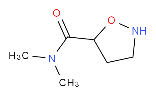 N,N-dimethyl-1,2-oxazolidine-5-carboxamide
