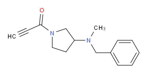 1-{3-[benzyl(methyl)amino]pyrrolidin-1-yl}prop-2-yn-1-one