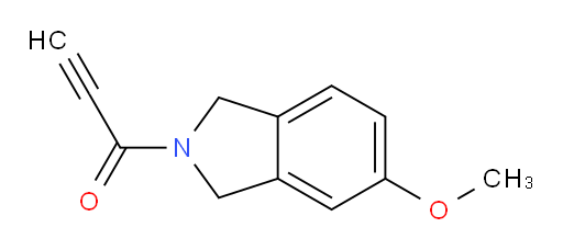 1-(5-methoxy-2,3-dihydro-1H-isoindol-2-yl)prop-2-yn-1-one