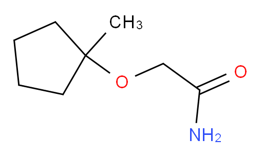 2-[(1-methylcyclopentyl)oxy]acetamide