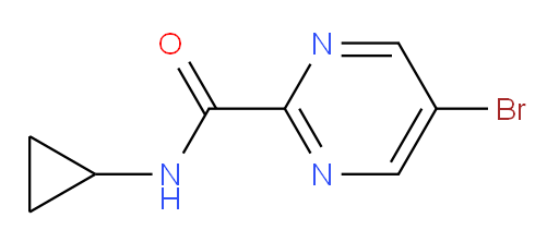 5-bromo-N-cyclopropylpyrimidine-2-carboxamide