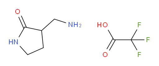 3-(aminomethyl)pyrrolidin-2-one 2,2,2-trifluoroacetate
