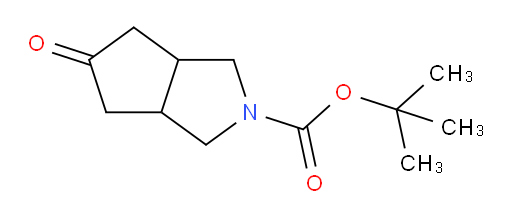 JK841;N-BOC-HEXAHYDRO-5-OXOCYCLOPENTA[C]PYRROLE;N-Boc-hexahydro-5-oxocyclopenta[C]pyrrole 95％ g 2;ert-butyl 5-oxohexahydrocyclopenta[c]pyrrole-2(1H)-carboxylate;tert-butyl 5-oxo-hexahydrocyclopenta[c]pyrrole-2(1H)-carboxylate;5-Oxohexahydrocyclopenta[c]pyrrole-2-carboxylic acid tert-butyl ester;Cyclopenta[c]pyrrole-2(1H)-carboxylic acid, hexahydro-5-oxo-, 1,1-diMethylethyl ester