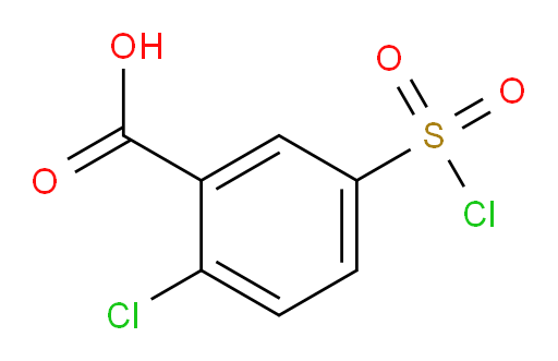 NSC 137839;2-chloro-5-(chlorosulfonyl)-benzoicaci;5-(Chlorosulfonyl)-2-chlorobenzoic acid;2-chloro-5-(chlorosulphonyl)benzoic acid;Benzoicacid,2-chloro-5-(chlorosulfonyl)-;3-Carboxy-4-chlorobenzenesulfonyl Chloride
