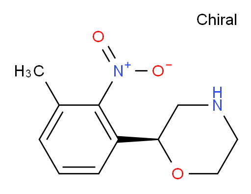 (S)-2-(3-methyl-2-nitrophenyl)morpholine