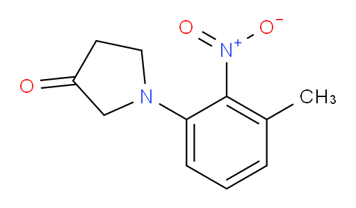 1-(3-methyl-2-nitrophenyl)pyrrolidin-3-one