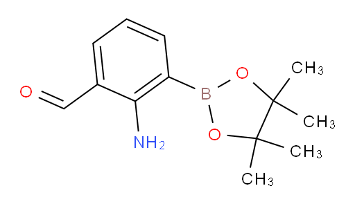 2-amino-3-(4,4,5,5-tetramethyl-1,3,2-dioxaborolan-2-yl)benzaldehyde