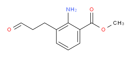 methyl 2-amino-3-(3-oxopropyl)benzoate