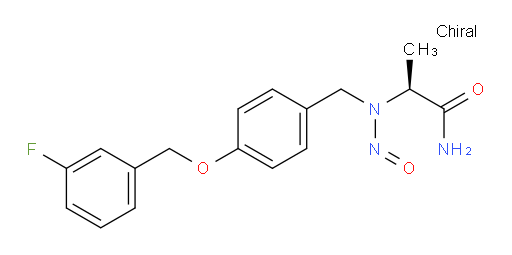 (S)-2-((4-((3-fluorobenzyl)oxy)benzyl)(nitroso)amino)propanamide