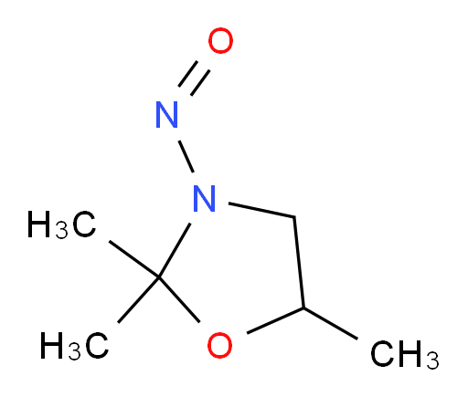 2,2,5-trimethyl-3-nitrosooxazolidine