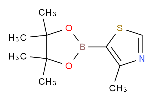 4-methyl-5-(4,4,5,5-tetramethyl-1,3,2-dioxaborolan-2-yl)-1,3-thiazole