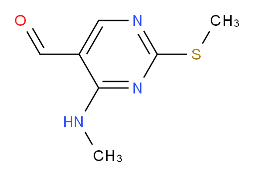 4-(methylamino)-2-(methylthio)pyrimidine-5-carbaldehyde