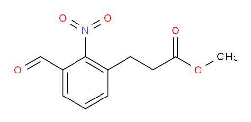 methyl 3-(3-formyl-2-nitrophenyl)propanoate