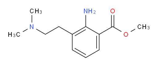 methyl 2-amino-3-(2-(dimethylamino)ethyl)benzoate