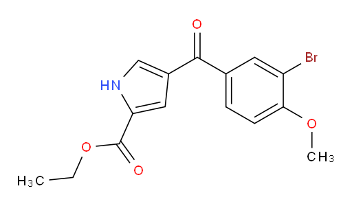 ethyl 4-(3-bromo-4-methoxybenzoyl)-1H-pyrrole-2-carboxylate