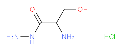 2-amino-3-hydroxypropanehydrazide hydrochloride