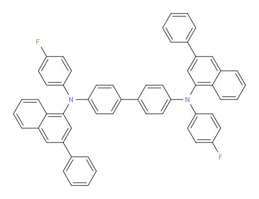N4,N4'-bis(4-fluorophenyl)-N4,N4'-bis(3-phenylnaphthalen-1-yl)-[1,1'-biphenyl]-4,4'-diamine