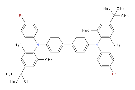 N4,N4'-bis(4-bromophenyl)-N4,N4'-bis(4-(tert-butyl)-2,6-dimethylphenyl)-[1,1'-biphenyl]-4,4'-diamine