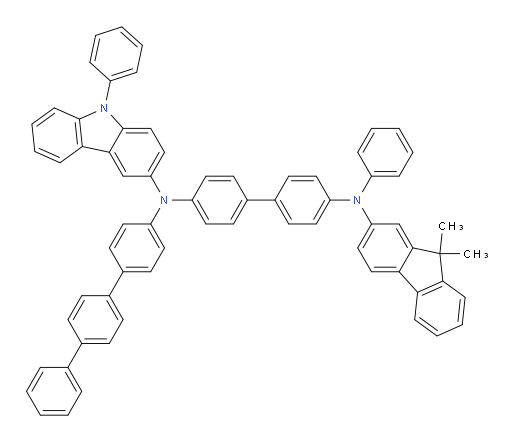 N4-([1,1':4',1''-terphenyl]-4-yl)-N4'-(9,9-dimethyl-9H-fluoren-2-yl)-N4'-phenyl-N4-(9-phenyl-9H-carbazol-3-yl)-[1,1'-biphenyl]-4,4'-diamine