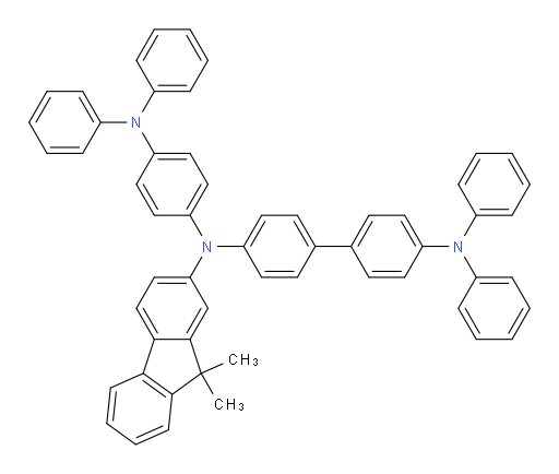 N4-(9,9-dimethyl-9H-fluoren-2-yl)-N4-(4-(diphenylamino)phenyl)-N4',N4'-diphenyl-[1,1'-biphenyl]-4,4'-diamine