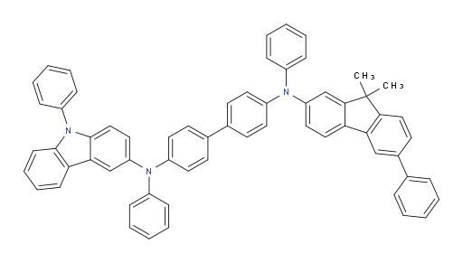 N4-(9,9-dimethyl-6-phenyl-9H-fluoren-2-yl)-N4,N4'-diphenyl-N4'-(9-phenyl-9H-carbazol-3-yl)-[1,1'-biphenyl]-4,4'-diamine
